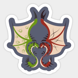 Heaven and Earth - Rathian & Rathalos Sticker